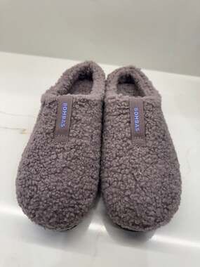 Bombas Women's Sunday Slipper - Grey Berber Fleece